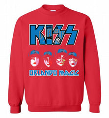 Kiss Orlando Magic Logo Crewneck Sweatshirt - zezetee