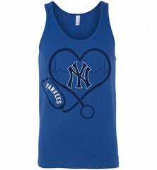 Nurse Heartbeat New York Yankees Tank - zezetee