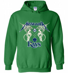 Metallica Tampa Bay Rays Logo Hoodie - zezetee