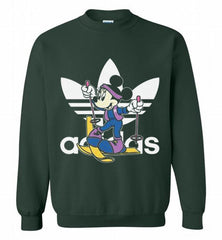 ADIDAS SKI MINNIE MOUSE DISNEY SPORTS Crewneck Sweatshirt - zezetee