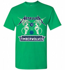 Metallica MinnesotaTimberwolves Logo Shirt - zezetee