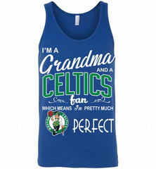 I'M A Grandma And A Boston Celtics Fans Perfect Tank - zezetee