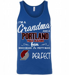 I'M A Grandma And A Portland Trail Blazers Fans Perfect Tank - zezetee