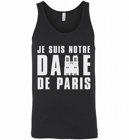I am Notre Dame of Paris Tank - zezetee