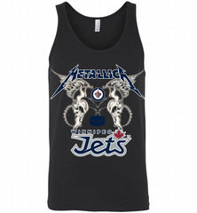 Metallica Winnipeg Jets Logo Tank - zezetee
