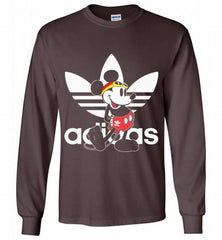 ADIDAS SWIMMING MICKEY MOUSE DISNEY SPORTS Gildan Long Shirt - zezetee