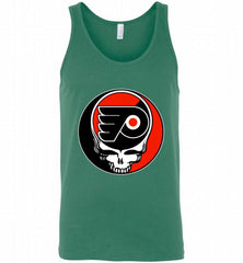 NHL TEAM PHILADELPHIA FLYERS X GRATEFUL DEAD LOGO BAND Tank - zezetee