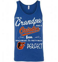 I'M A Grandpa And A Baltimore Orioles Fans Gift Tank - zezetee