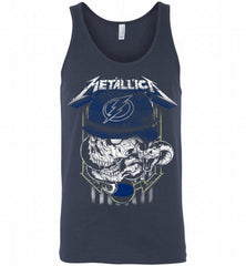 Metallica Skull Snake Tampa Bay Lightning Tank - zezetee