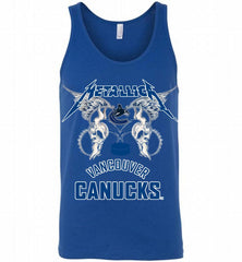 Metallica Vancouver Canucks Logo Tank - zezetee