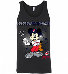 Cleveland Indians Mickey Mouse Disney Super Star Tank - zezetee