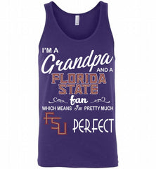 I'M A Grandpa And A Florida State Seminoles Fan (2) Tank - zezetee