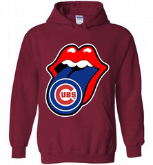 Chicago Cubs  x The Rolling Stones Logo Hoodie - zezetee