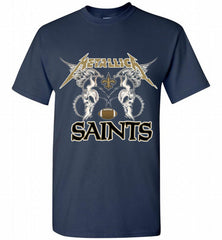 Metallica New Orleans Saints Logo Shirt - zezetee