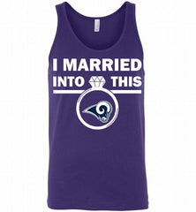 I MARRIED INTO THIS NFL Los Angeles Rams Tank - zezetee