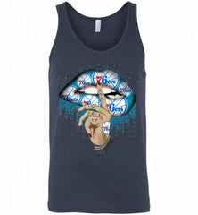 Philadelphia 76ers Lip Shut The Fuck Up Tank - zezetee
