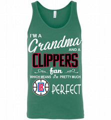 I'M A Grandma And A Los Angeles Clippers Fans Perfect Tank - zezetee