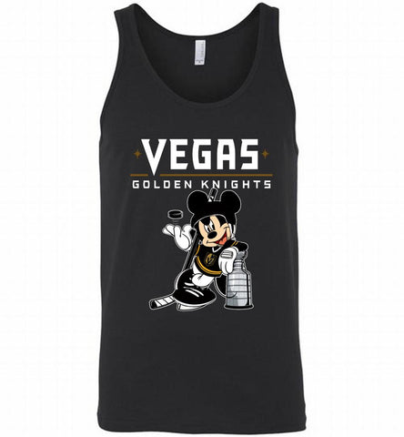 MICKEY VEGAS GOLDEN KNIGHTS WITH THE STANLEY CUP HOCKEY NHL Tank - zezetee