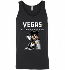 MICKEY VEGAS GOLDEN KNIGHTS WITH THE STANLEY CUP HOCKEY NHL Tank - zezetee