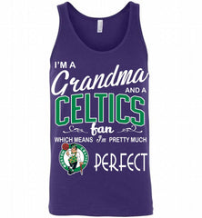 I'M A Grandma And A Boston Celtics Fans Perfect Tank - zezetee