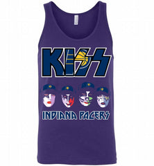 Kiss Indiana Pacers Logo Tank - zezetee
