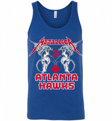 Metallica Atlanta Hawks Logo Tank - zezetee