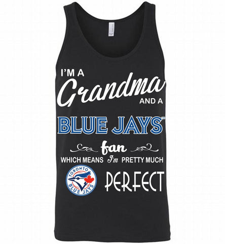 I'M A Grandma And A Toronto Blue Jays Fans Gift Tank - zezetee