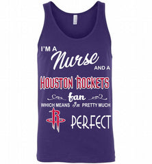I'M A Nurse And A Houston Rockets Fans Perfect Tank - zezetee
