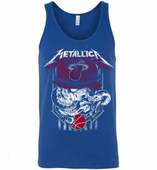 Metallica Skull Snake Miami Heat Tank - zezetee