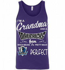 I'M A Grandma And A Dallas Mavericks Fans Perfect Tank - zezetee