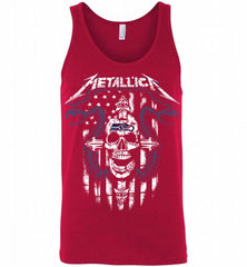 Metallica Snake Skull Seattle Seahawks Logo Tank - zezetee