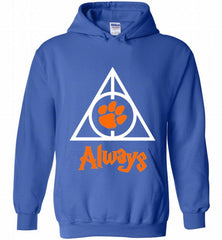 CLEMSON TIGERS UNIVERSITY PAW DEATHLY HALLOWS ALWAYS GIFT Hoodie - zezetee
