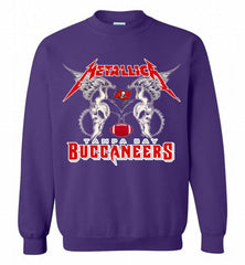 Metallica Tampa Bay Buccaneers Logo Crewneck Sweatshirt - zezetee