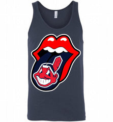 Cleveland Indians  x The Rolling Stones Logo Tank - zezetee