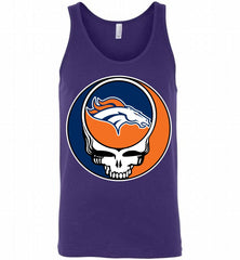 Denver Boise State Broncos Grateful Dead Logo Band Tank - zezetee
