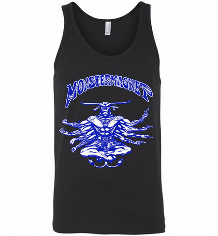 MONSTER MAGNET silk screened SCREENPRINTED stoner rock bull god metal Tank - zezetee
