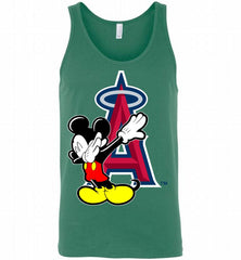 Disney Mickey Mouse Dabbing Los Angeles Angels Tank - zezetee