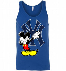 Disney Mickey Mouse Dabbing New York Yankees Tank - zezetee