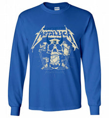 Metallica We Don't Give A Shit Kansas City Royals Gildan Long Shirt - zezetee
