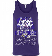 BALTIMORE RAVENS 2018 NFC NORTH DIVISION CHAMPIONS Tank - zezetee