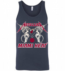 Metallica Miami Heat Logo Tank - zezetee