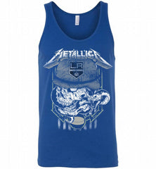 Metallica Skull Snake Los Angeles Kings Tank - zezetee