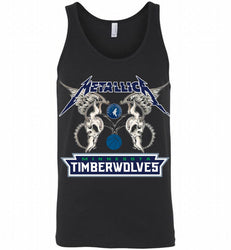 Metallica MinnesotaTimberwolves Logo Tank