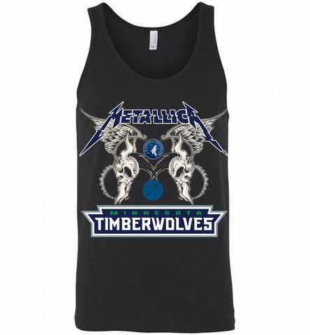 Metallica MinnesotaTimberwolves Logo Tank - zezetee
