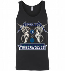 Metallica MinnesotaTimberwolves Logo Tank - zezetee