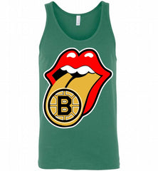 Boston Bruins  x The Rolling Stones Logo Tank - zezetee