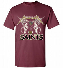 Metallica New Orleans Saints Logo Shirt - zezetee