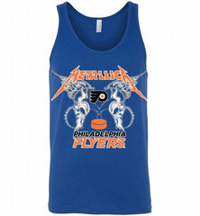Metallica Philadelphia Flyers Logo Tank - zezetee