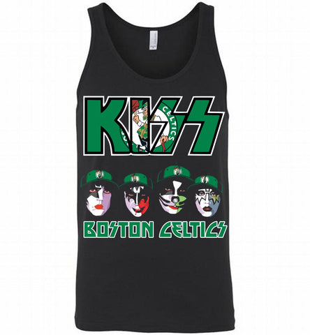 Kiss Boston Celtics Logo Tank - zezetee
