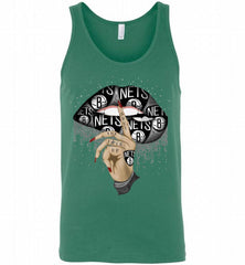 Brooklyn Nets Lip Shut The Fuck Up Tank - zezetee